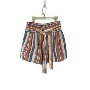 Frame Tie Up Linen Shorts size 6